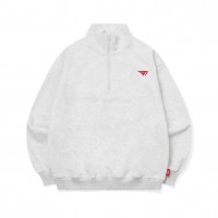 T1 Logo Half Zip-up - Melange